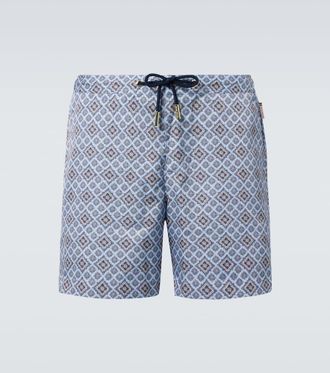 Orlebar Brown Bulldog printed swim trunks