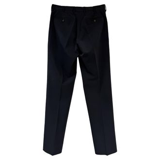 Prada Prada Rechte Pantalon in Zwarte Polyester