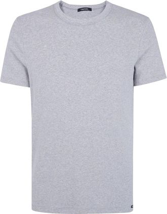 Tom Ford Tops, Heren, Grijs, M, T-Shirts
