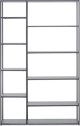 Premier Housewares Acero Grey Multi Shelf Unit, Sleek And Minimal Profile