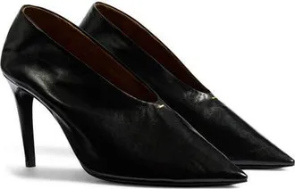 Khaite Miriam Pointed Toe Pump in Black at Nordstrom, Size 36.5