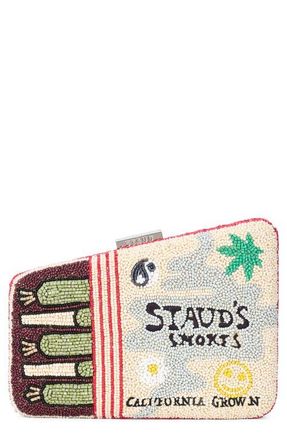 Staud Carmella Beaded Clutch in California Grown at Nordstrom