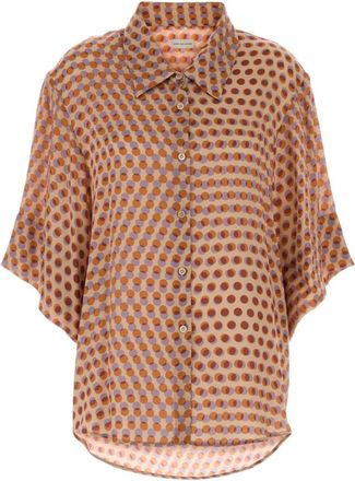 Dries Van Noten Shirts, female, Multicolor, Size: L Clea shirt