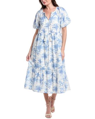 Tommy Bahama Fortuna Fronds Midi Dress