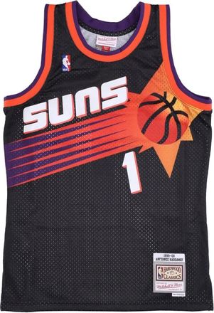 Mitchell & Ness Basketbal Tanktop Hardwood Classics - Heren - Fitness - Zwart - S - Polyester - Fitness