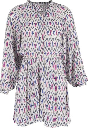 Isabel Marant Amandine Printed Mini Dress In Multicolor Viscose