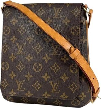 Louis Vuitton Pre-owned Cross Body Bags, female, Brown, Size: ONE SIZE Pre-owned Vintage Monogram Shoulder Bag
