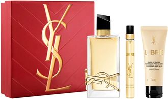 Saint Laurent Womens Libre Eau de Parfum Gift Set 50ml + 10ml + Mirror - Gold - One Size
