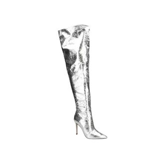 Steve Madden Womens Epic 751 Boots - Silver - Size UK 7