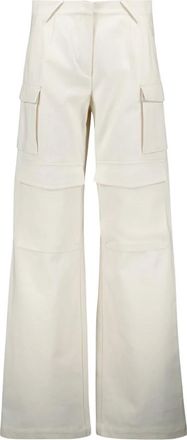 Iro Wide Trousers, female, White, Size: M Cargo Pants Polina White Spring-Summer 2025