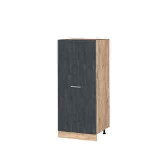 Vicco Armario Para Horno Empotrado R-line, Hormig&oacute;n Negro, 60 Cm