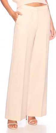 Susana Monaco Pebble Weave Pants In Belgian Creme