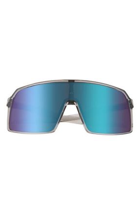 Oakley Sutro 137mm Shield Sunglasses in Grey/Prizm Road Jade at Nordstrom