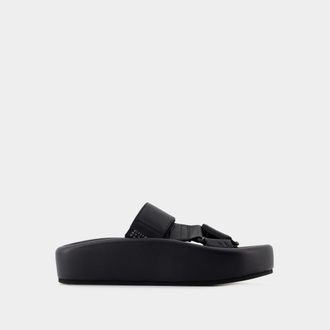 Maison Margiela Sandalen - MM6 Maison Margiela - Leer - Zwart