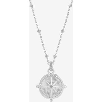Dower & Hall Small True North Talisman Pendant in Sterling Silver at Nordstrom, Size 18
