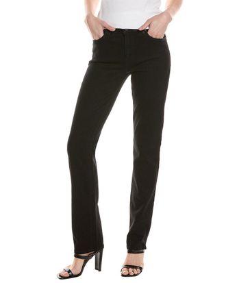 Hudson Nico Mid-Rise Black Straight Jean