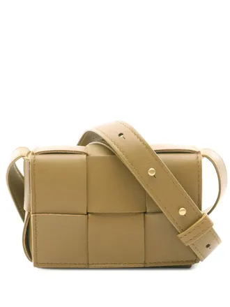 Bottega Veneta Borsa a tracolla Intrecciato Candy piccola in nappa 2012-2025 - Marrone