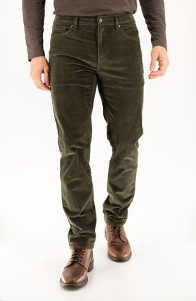 DEVIL-DOG Dungarees Stretch Corduroy Five Pocket Pants in Forest Night at Nordstrom, Size 30 X 32