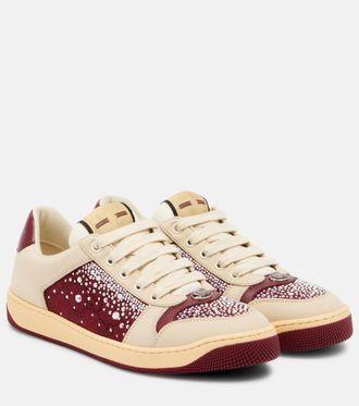 Gucci Sneakers Screener in canvas e pelle
