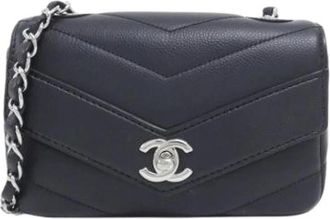 Chanel Pre-owned Vintage Shoulder Bag - Dames - Vintage Schoudertas - Zwart - ONE Size - Vintage