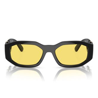 Versace Sunglasses Ve4361 Gb1/85 Biggie Black/Yellow Unisex