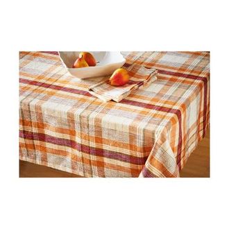 Tag Eva Slub Weave Plaid Tablecloth for Fall Harvest Multicolor in Multicolored at Nordstrom