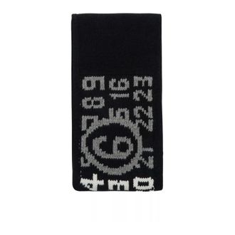 Maison Margiela Mm6R8U Sciarpa - - Accessories - unisex - Nero - ONE SIZE