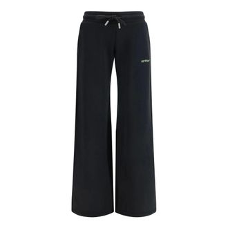 Off-white Bookish Reg Joggers - female - Off White - Sweatpants - Black - S - Trousers
