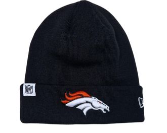 New Era Denver Broncos NFL Loop Label Knit Black Beanie