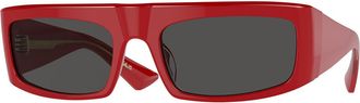 Oliver Peoples OV5549SU 1979C 178187 Womens Sunglasses Red Size 56