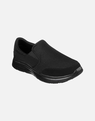 Skechers Mens McAllen Mens Wide Fit Casual Trainers - Black - Size: 11