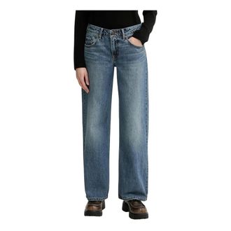 Levi's Dames, Jeans, Blauw, Maat: W29 L32 Katoen