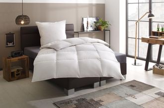 Älgdröm Daunenbettdecke »Lasse, Bettdecke 135x200 cm, 155x220 cm und weitere Grössen« warm Füllung 100Daunen 1 Stk. tlg. Bettdecken, Sommer, Winter, Decke ist