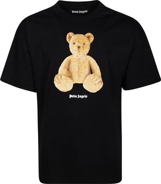Palm Angels Bear Regular Tee - Heren - T-shirts - Zwart - XL - Katoen - Tops