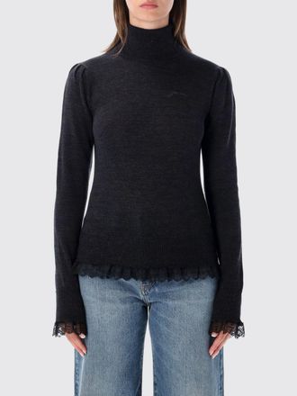 Ganni Sweater Woman color Black