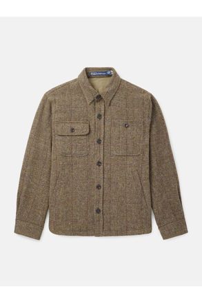 Polo Ralph Lauren Checked Houndstooth Wool Overshirt