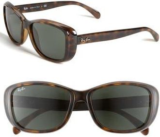 Ray-Ban Classic 56mm Polarized Sunglasses in Havana at Nordstrom Rack