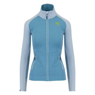 Karpos Ambrizzola W Full Zip - Dames - Thermokleding winter - Blauw - XL - Polyester - Fitness