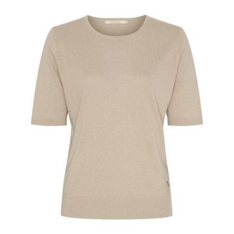 BTF-CPH Cathrine Silk Top - Tops - Mujer - Beige - XL