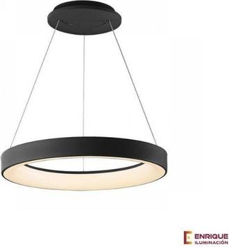 Mantra Mantra L&aacute;mpara Colgante Led Niseko Negro &Oslash;45cm, 32w 2560lm 3000-6000k Regulable