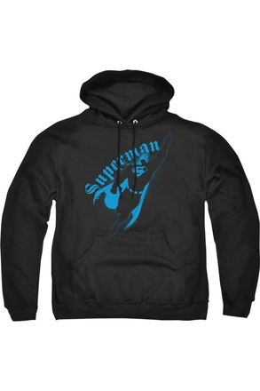 Gildan Superman Darkness Adult Pull Over Hoodie / Hooded Sweatshirt