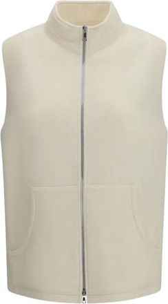 Rier Chaqueta sin mangas de lana polar - Jackets - Mujer - Beige - XS