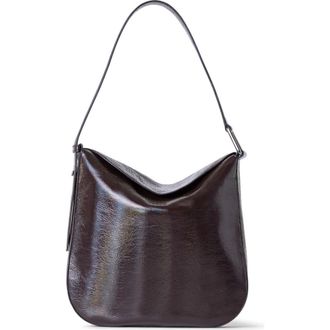 Akris Medium Anna Leather Hobo Bag in Mocca at Nordstrom Rack
