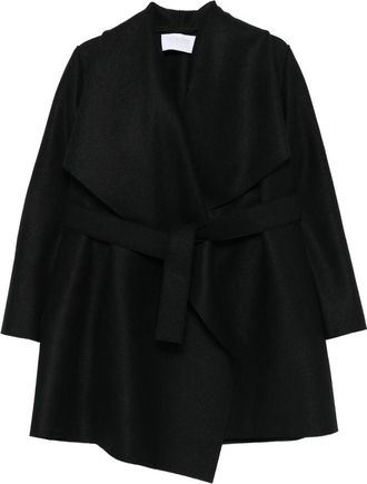 Harris Wharf London Wrap-front Belted Coat