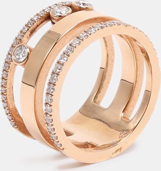 Messika Move Romane Diamonds 18K Rose Gold Ring