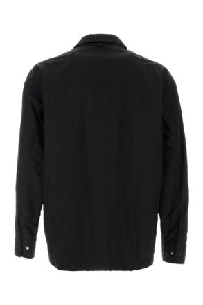 Herno Cm00005ul12827 9300 Nero Exterior: Nylon Camicie Shirt
