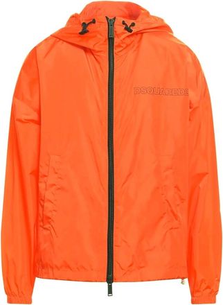 Dsquared2 Mens Dsquared2 Flame Orange Thin Jacket - Size: 38/Regular