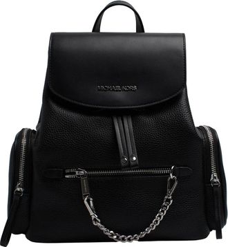 Michael Kors Leren Rugzak - Dames - Rugzakken - Zwart - ONE Size - Leer - Tassen