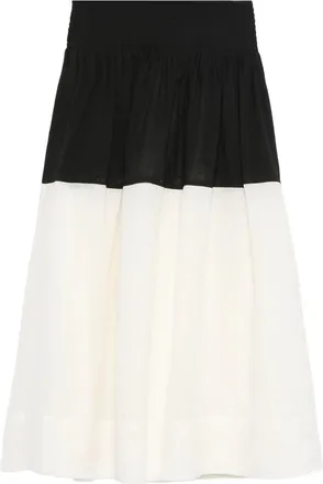 Sea New York Two-tone Midi Skirt