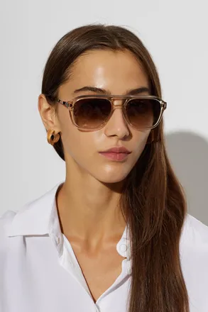 Mykita Lavand Sunglasses, Unisex, Cream